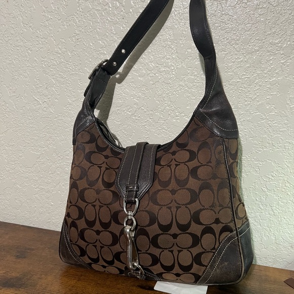 Coach Handbags - Brown and Black Shoulder Bag